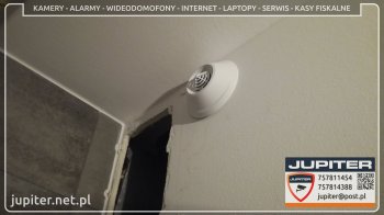 Szklarska Poręba - system alarmowy w apartamencie - panel dotkowy 7cali - czujki ruchu i czujniki gazu ziemnego DG-1 ME
