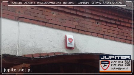 Montaż systemu alarmowego w miejscowości Olszyna Lubańska