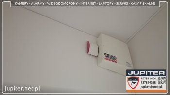 System alarmowy Satlel Perfecta w lokalu użytkowym w Bogatyni