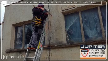 Instalacja systemu alarmowego i systemu monitoringu wraz z ochroną obiektu przez Almak Security