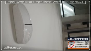 Szklarska Poręba - system alarmowy w apartamencie - panel dotkowy 7cali - czujki ruchu i czujniki gazu ziemnego DG-1 ME