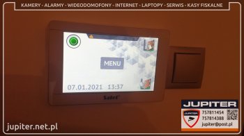 Szklarska Poręba - system alarmowy w apartamencie - panel dotkowy 7cali - czujki ruchu i czujniki gazu ziemnego DG-1 ME