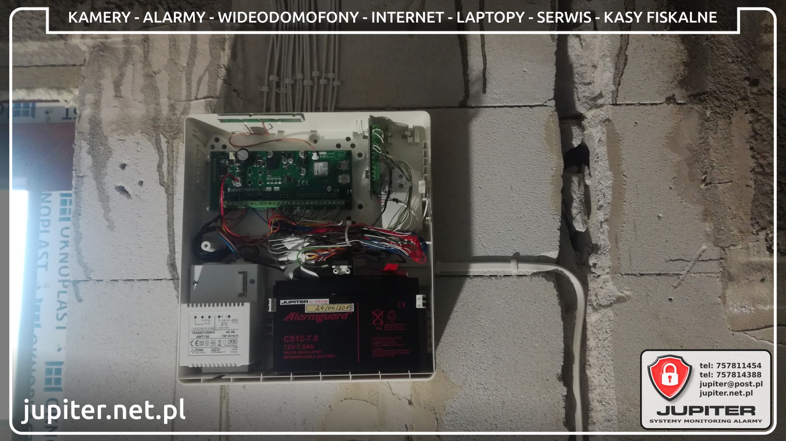 Montaż systemu alarmowego satel perfecta w miejscowości Gryfów Śląski