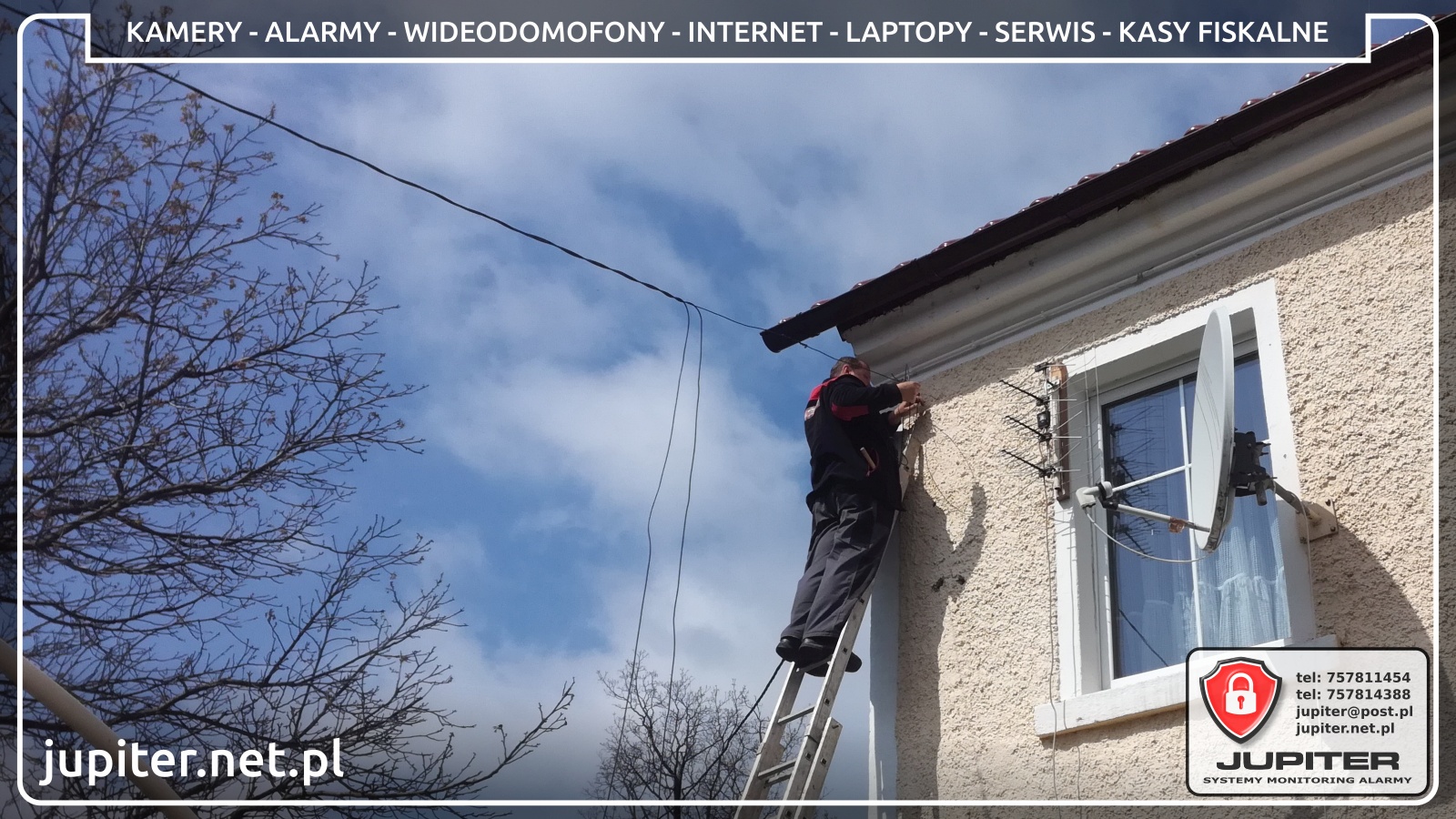 Montaż systemu kamer w okolicach miejscowości Świeradów Zdrój