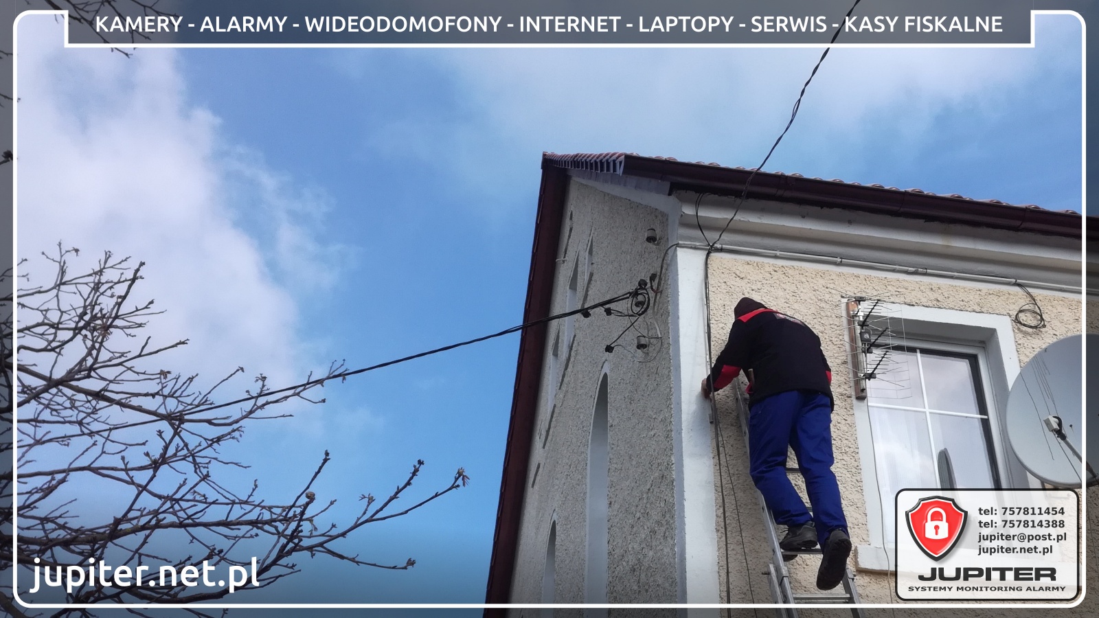 Montaż systemu kamer w okolicach miejscowości Świeradów Zdrój