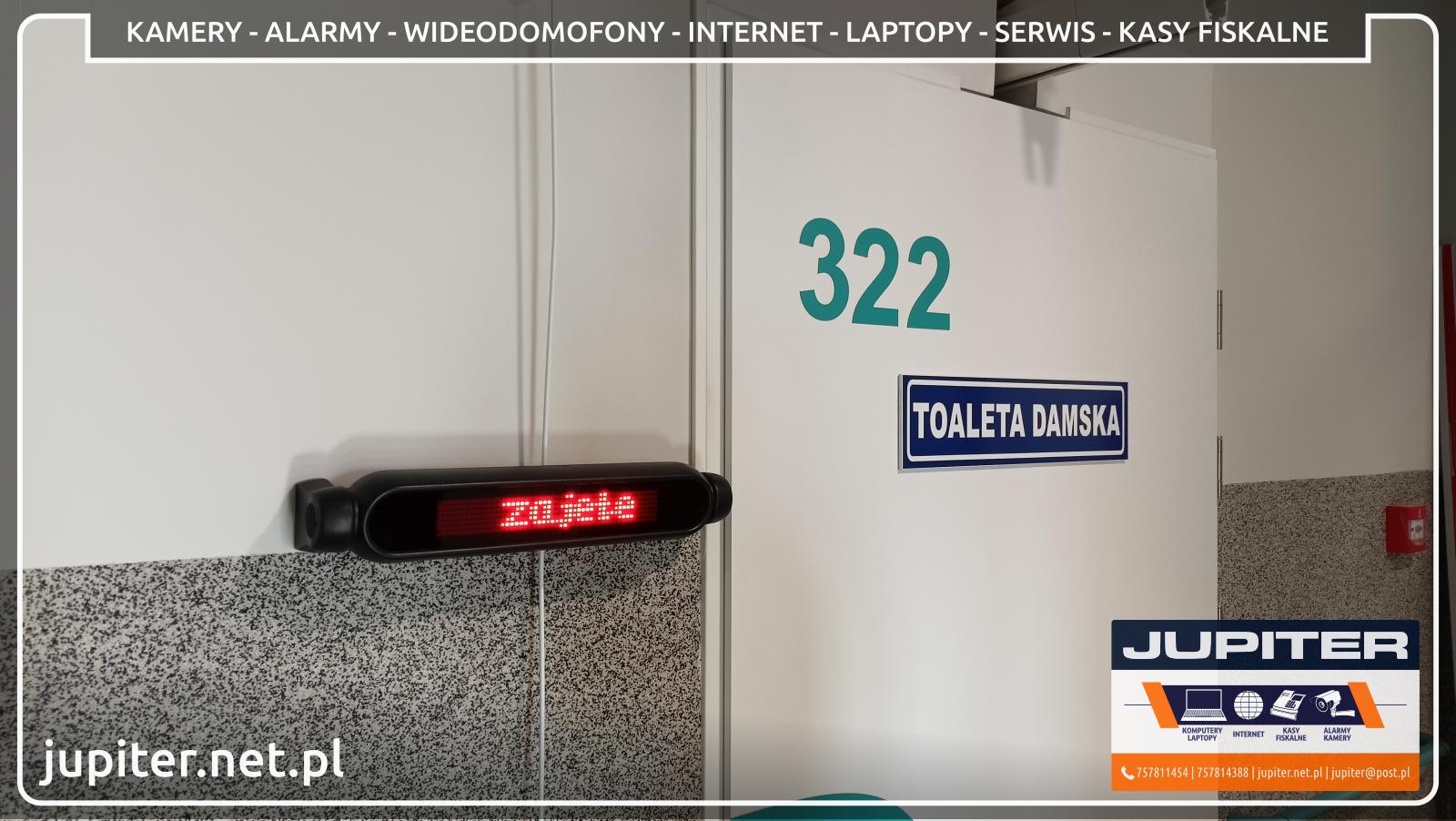 System powiadomienia o zajętości toalety