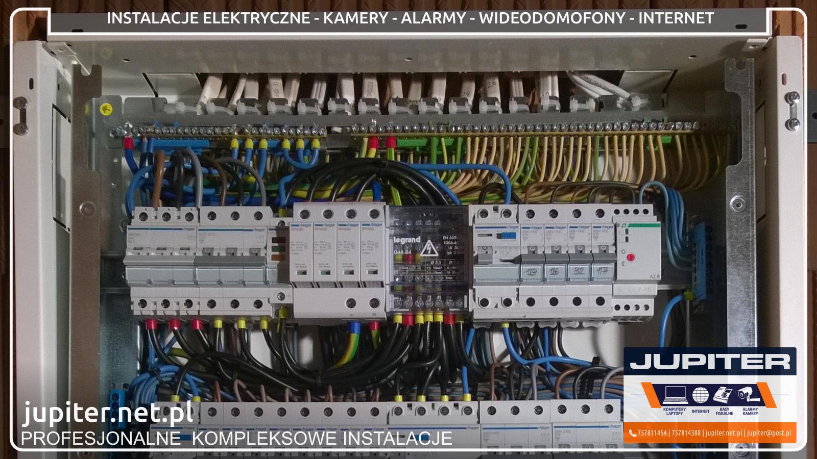 Instalacje elektryczne i teletechniczne w domach jednorodzinnych